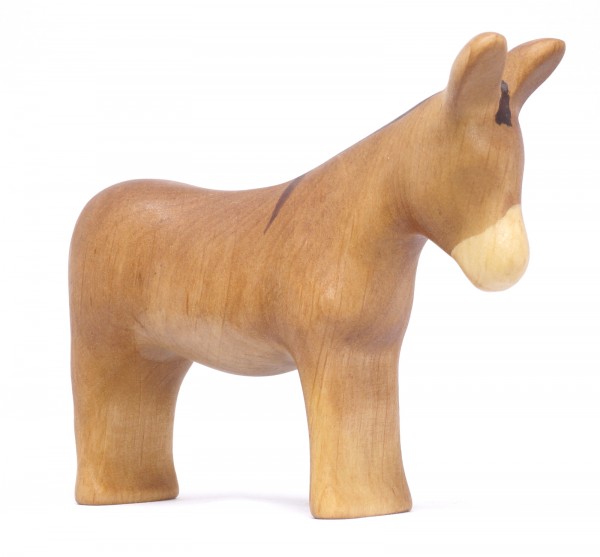 Esel aus Holz buntspechte-holzspielfiguren.de
